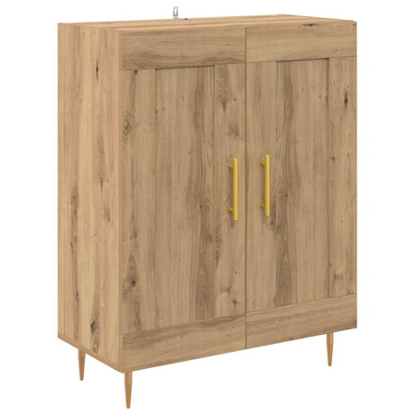 vidaXL Dressoir Artisan Eiken 69,5 x 34 x 90 cm afbeelding2 - 1