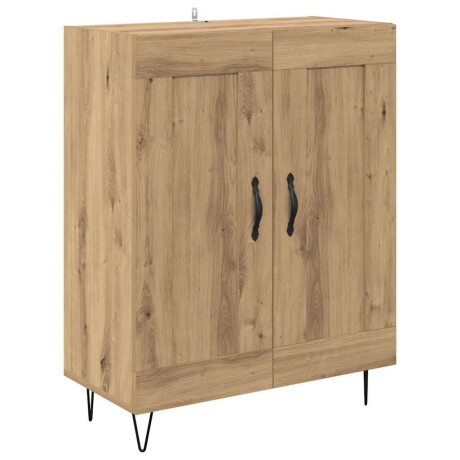 vidaXL Dressoir Artisan Eiken 69,5 x 34 x 90 cm afbeelding2 - 1
