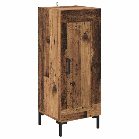 vidaXL Dressoir Olden Oud Hout 34,5 x 34 x 90 cm afbeelding2 - 1