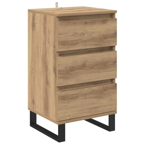 vidaXL Dressoir met lade artisanaal eikenkleurig Bewerkt hout afbeelding2 - 1