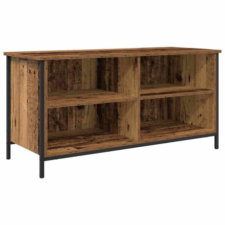 vidaXL TV-kast Oud Hout 100 x 40 x 50 cm Bewerkt hout afbeelding2 - 1
