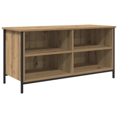 vidaXL TV-kast Artisan Eiken 100 x 40 x 50 cm Bewerkt hout afbeelding2 - 1