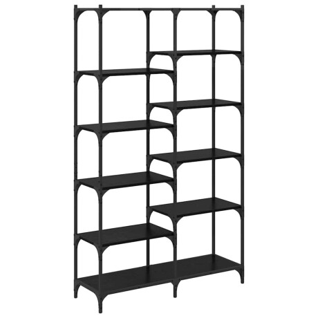 vidaXL Boekenkast Zwart eiken 100 x 32 x 170 cm Bewerkt hout afbeelding2 - 1