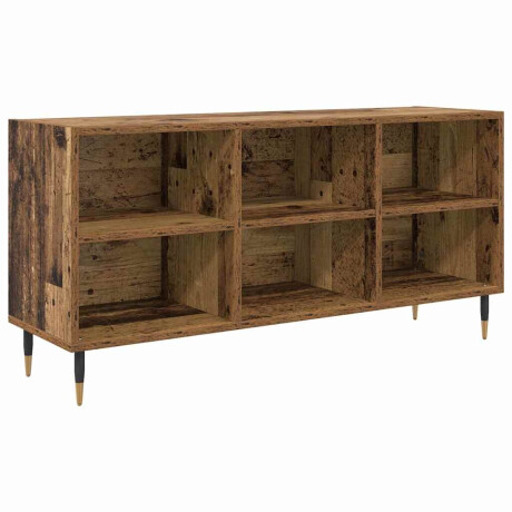 vidaXL TV-kast Oud Hout 103,5 x 30 x 50 cm Bewerkt hout afbeelding2 - 1