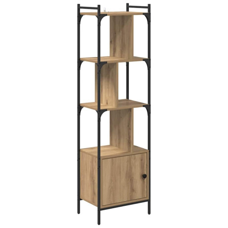 vidaXL Boekenkast Artisan Eiken 44,5 x 30 x 154,5 cm Bewerkt hout afbeelding2 - 1