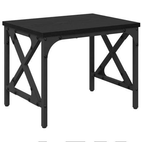 vidaXL Printerstand Zwart Eiken 40 x 30 x 31 cm Bewerkt hout afbeelding2 - 1