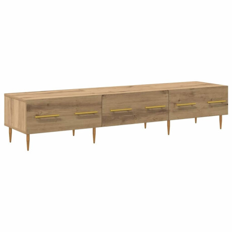 vidaXL TV-kast met lade Artisan Eiken 150 x 36 x 30 cm Bewerkt hout afbeelding2 - 1