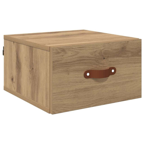 vidaXL Wandkastje Artisan Eiken 35 x 35 x 20 cm Bewerkt hout afbeelding2 - 1