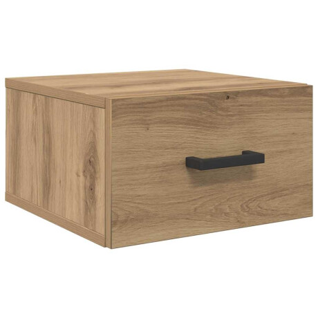 vidaXL Nachtkastje met lade artisanaal eikenkleurig 35 x 35 x 20 cm afbeelding2 - 1