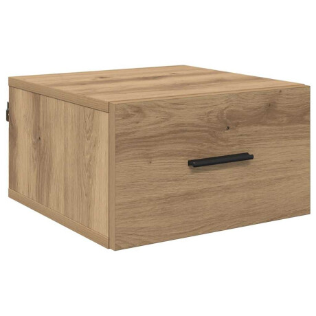 vidaXL Nachtkastje met lade artisanaal eikenkleurig 35 x 35 x 20 cm afbeelding2 - 1