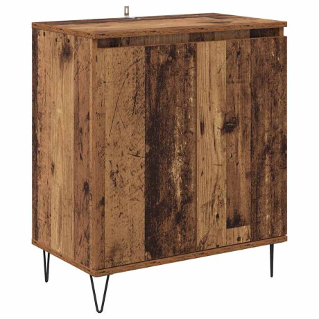 vidaXL Dressoir Oud Hout 60 x 35 x 70 cm Bewerkt hout afbeelding2 - 1