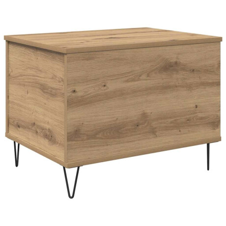 vidaXL Salontafel Artisan Eiken 60 x 44,5 x 45 cm Bewerkt hout afbeelding2 - 1