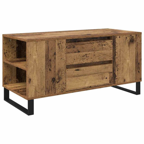 vidaXL Salontafel Oud Hout 102 x 44,5 x 50 cm Bewerkt hout afbeelding2 - 1