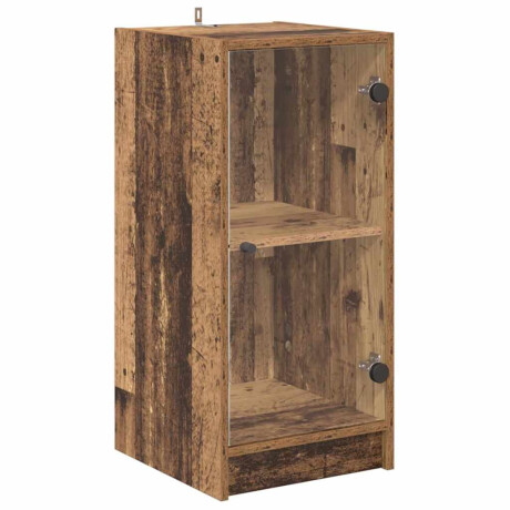 vidaXL Dressoir Oud hout 35 x 37 x 76 cm Bewerkt hout afbeelding2 - 1