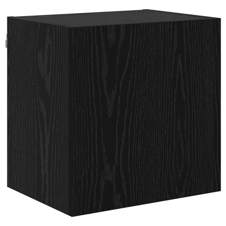 vidaXL TV Wandkast Zwart Eiken 40,5x30x40cm Bewerkt hout afbeelding2 - 1