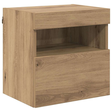 vidaXL TV Wandkasten 2 pcs Artisan Eiken 40 x 30 x 40 cm Bewerkt hout afbeelding2 - 1
