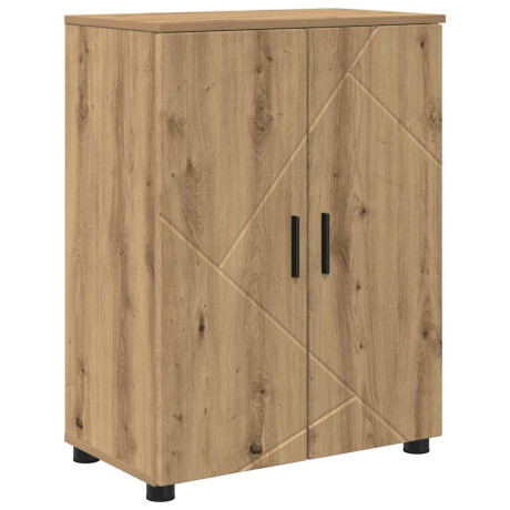 vidaXL Badkamer Kast met opslag Artisan Eiken 60 x 35 x 80 cm afbeelding2 - 1