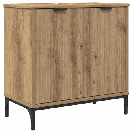 vidaXL Badkamertenk te kast Artisan Eiken 60,5 x 33,5 x 61 cm afbeelding2 - 1