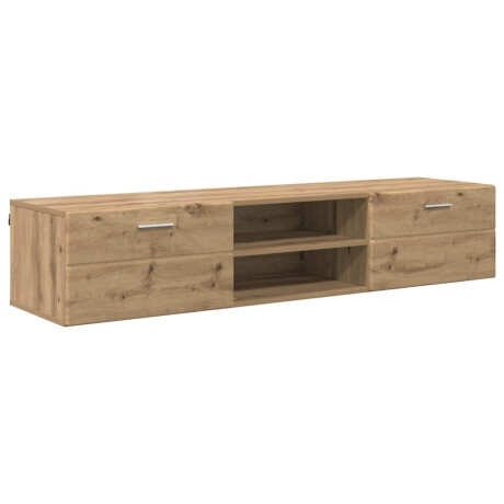 vidaXL Houten Kast Artisan Eiken 150 x 39 x 30 cm Bewerkt hout afbeelding2 - 1
