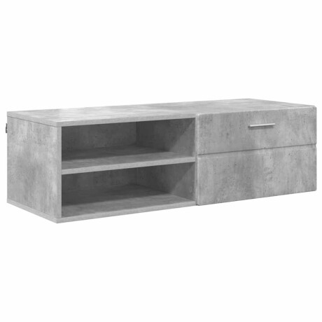 vidaXL TV-kast met lade Hoogglans wit 100.5 x 39 x 30 cm Bewerkt hout afbeelding2 - 1