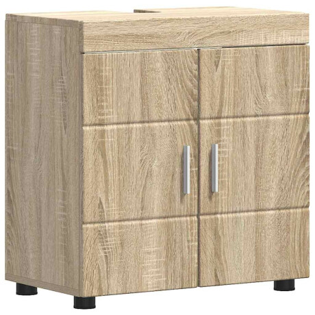 vidaXL Badkamerkastenset met opslag TULUM Sonoma Eiken 60 x 34 x 63 cm afbeelding2 - 1
