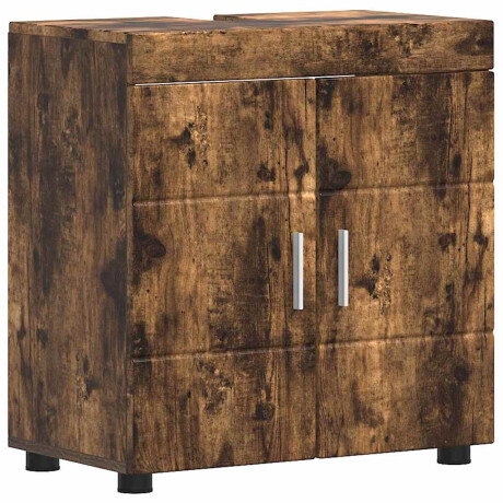 vidaXL Badkamerkastenset TULUM Gerookt eiken 60 x 34 x 63 cm afbeelding2 - 1