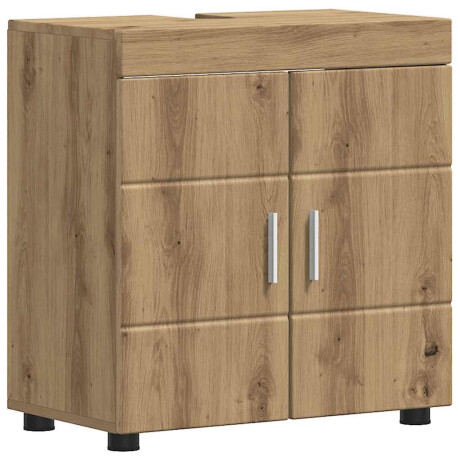 vidaXL Badkamerkastenset TULUM Artisan Eiken 60 x 34 x 63 cm afbeelding2 - 1