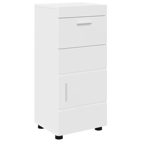 vidaXL Badkamerkastenset TULUM Wit 37 x 31,5 x 82 cm Bewerkt hout afbeelding2 - 1