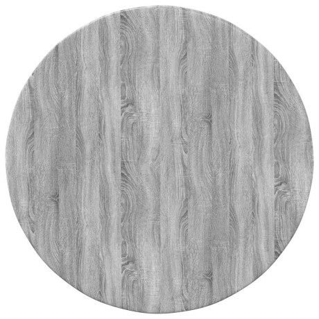 vidaXL Tafelblad Grijs sonoma Ø 50 x 1,5 cm Bewerkt hout afbeelding2 - 1