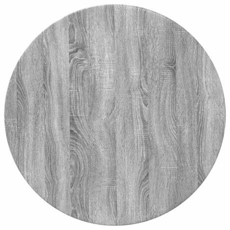 vidaXL Tafelblad Grijs sonoma Ø 70 x 1,5 cm Bewerkt hout afbeelding2 - 1