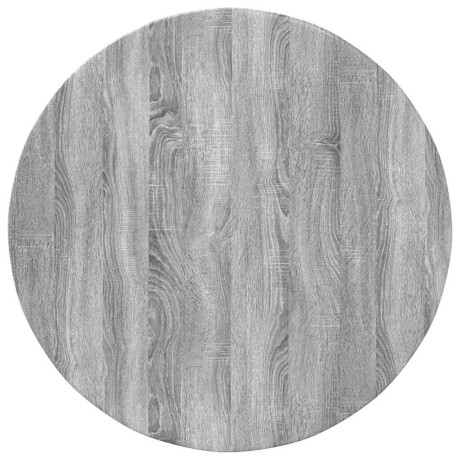 vidaXL Tafelblad Grijs sonoma Ø 80 x 1,5 cm Bewerkt hout afbeelding2 - 1