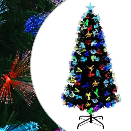 vidaXL Kunstkerstboom met 120 LED met standaard Groen 120 cm PVC afbeelding2 - 1