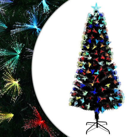 vidaXL Kunstkerstboom met 250 LED met standaard Groen 210 cm PVC afbeelding2 - 1