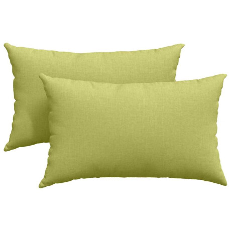vidaXL Sofa Kussens 2 pcs Lichtgroen 50 x 30 cm Stof afbeelding2 - 1