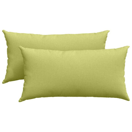 vidaXL Sofa Kussens 2 pcs Lichtgroen 80 x 40 cm Stof afbeelding2 - 1