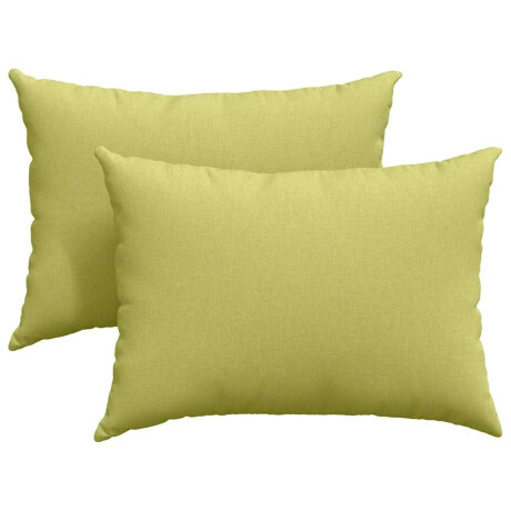 vidaXL Sofa Kussens 2 pcs Lichtgroen 70 x 50 cm Stof afbeelding2 - 1