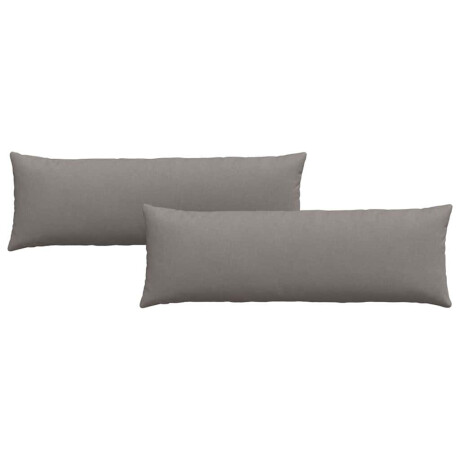 vidaXL Sofa Kussens 2 pcs Taupe 120 x 40 cm Stof afbeelding2 - 1