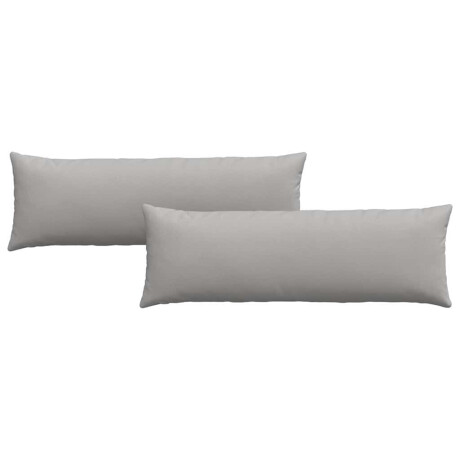 vidaXL Sofa Kussens 2 pcs Wolkengrijs 120 x 40 cm Stof afbeelding2 - 1