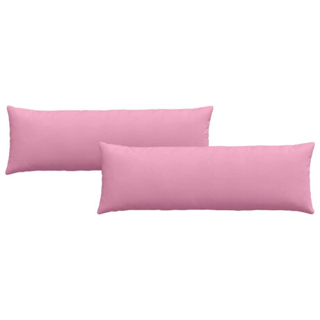 vidaXL Sofa Kussens 2 pcs Roze 120 x 40 cm Stof afbeelding2 - 1