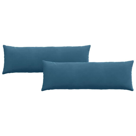 vidaXL Sofa Kussens 2 stuks Blauw 120 x 40 cm Cordstof afbeelding2 - 1