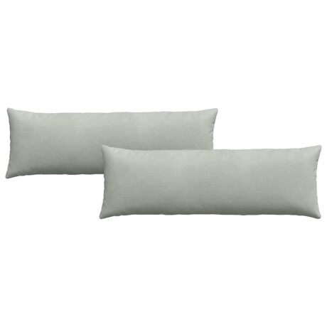 vidaXL Sofa Kussens 2 stuks Lichtgrijs 120 x 40 cm Cordstof afbeelding2 - 1