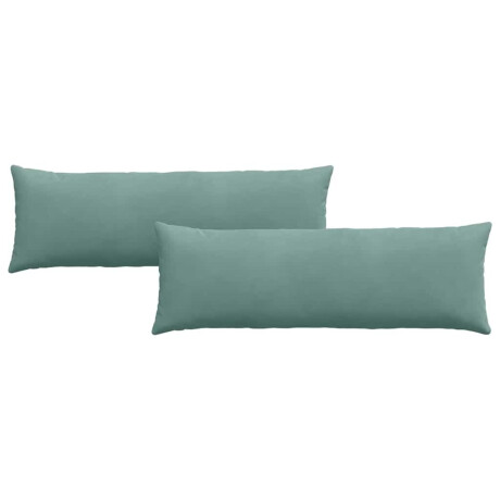 vidaXL Sofa Kussens 2 stuks Zeegroen 120 x 40 cm Cordstof afbeelding2 - 1