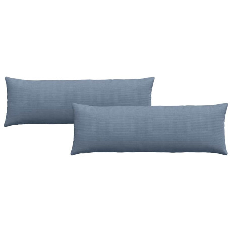 vidaXL Sofa Kussens 2 stuks Blauw 120 x 40 cm Cordstof afbeelding2 - 1