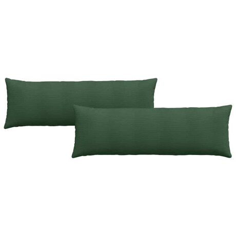 vidaXL Sofa Kussens 2 stuks Donkergroen 120 x 40 cm Cordstof afbeelding2 - 1