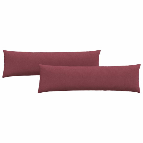 vidaXL Sofa Kussens 2 pcs Wijnrood 145 x 40 cm Stof afbeelding2 - 1