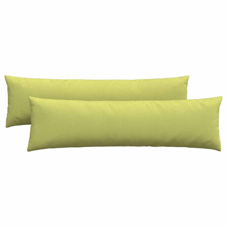 vidaXL Sofa Kussens 2 pcs Lichtgroen 145 x 40 cm Stof afbeelding2 - 1