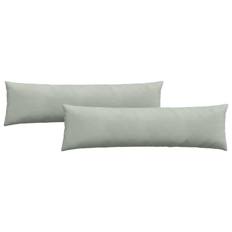vidaXL Sofa Kussens 2 stuks Lichtgrijs 145 x 40 cm Cordstof afbeelding2 - 1