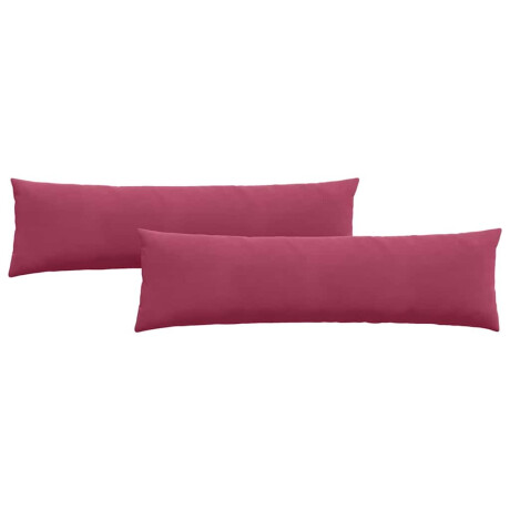 vidaXL Sofa Kussens 2 stuks Wijnrood 145 x 40 cm Cordstof afbeelding2 - 1