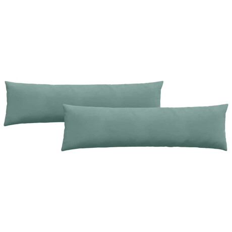 vidaXL Sofa Kussens 2 stuks Zeegroen 145 x 40 cm Cordstof afbeelding2 - 1