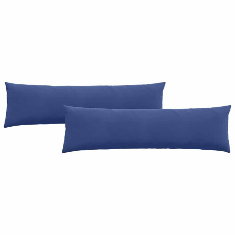 vidaXL Sofa Kussens 2 stuks Politieblauw 145 x 40 cm Cordstof afbeelding2 - 1